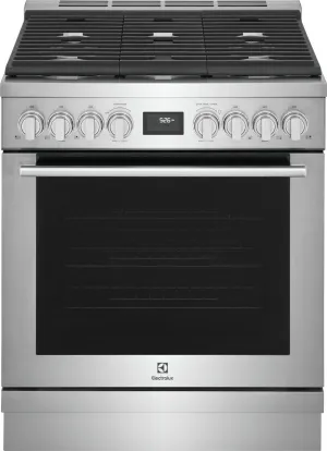 Electrolux ECFG3068AS Electrolux 30" Front Control Freestanding Gas Range