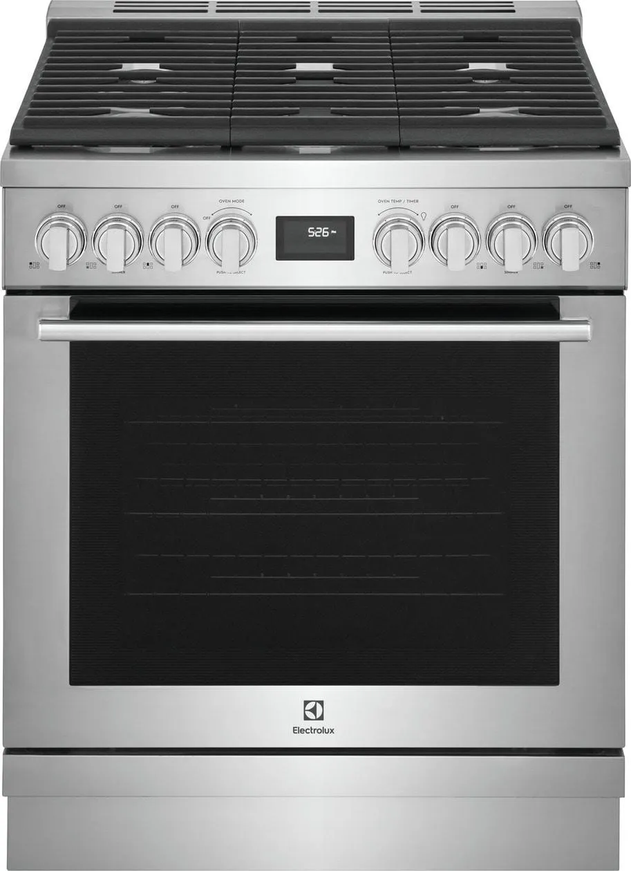 Electrolux ECFG3068AS Electrolux 30" Front Control Freestanding Gas Range