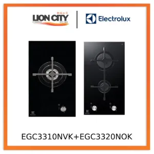 Electrolux EGC3310NVK 30cm 1-Burner Domino Gas Hob   Electrolux EGC3320NOK BUILT-IN Gas HOB (30CM)