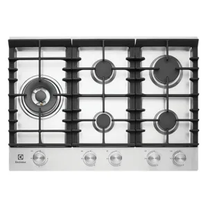 Electrolux EHG755SA 75cm Stainless Steel Gas Cooktop