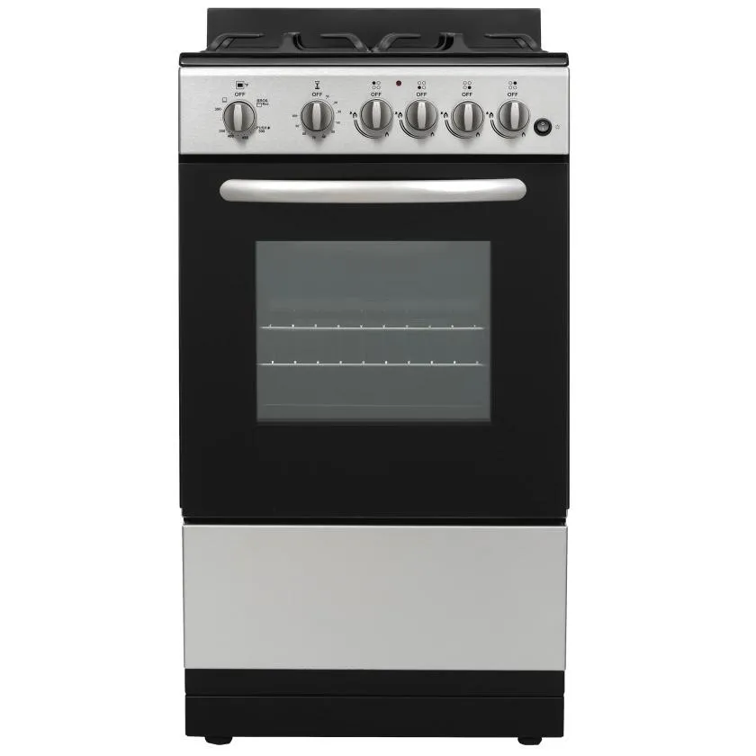 Element Appliance EGR204MCCS Element 1.9 Cu. Ft. 20 Gas Range - Stainless Steel (Egr204Mccs)