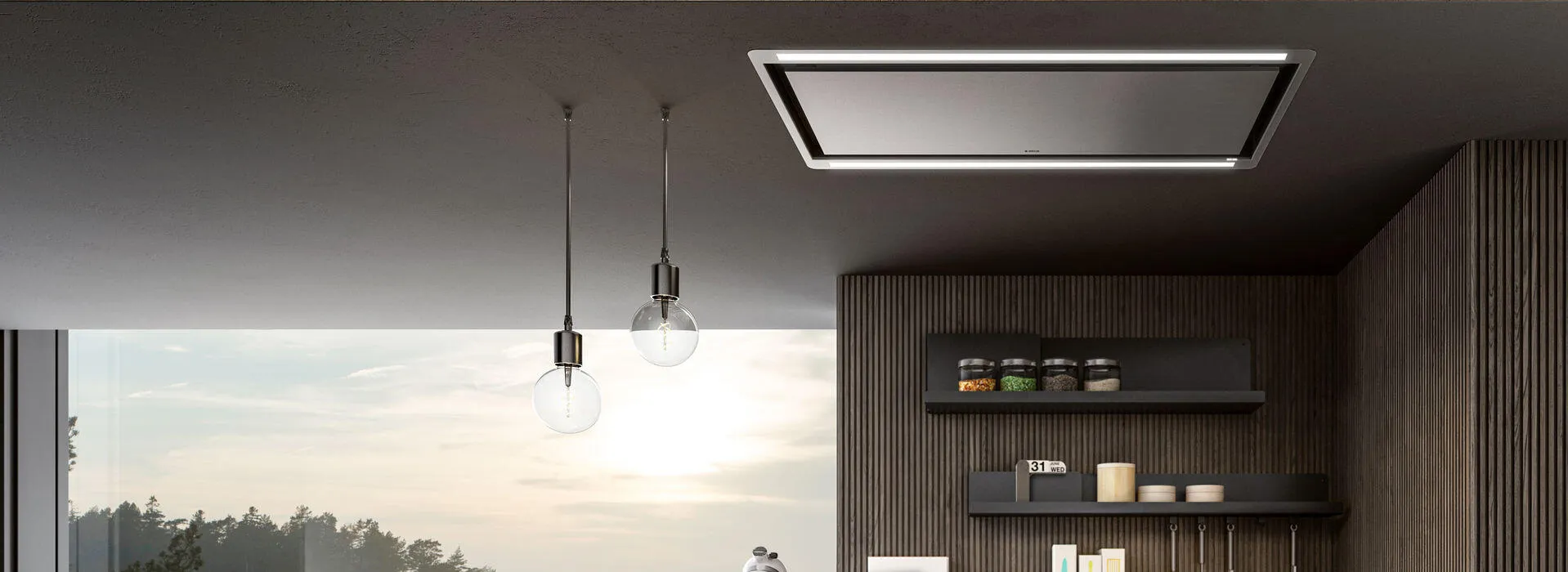 Elica EHL640WH White Glass With Metal White Frame