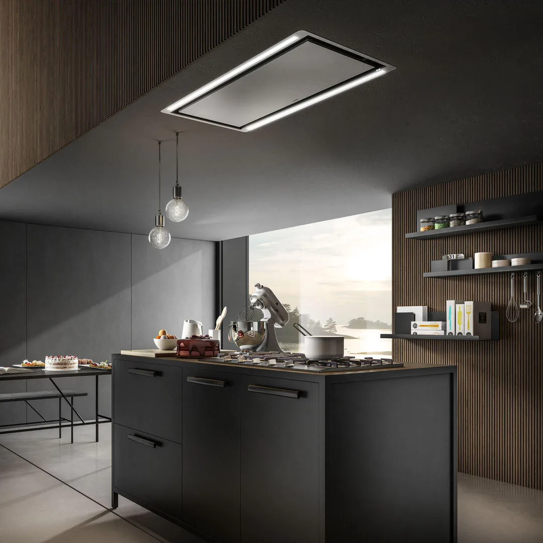 Elica EHL640WH White Glass With Metal White Frame