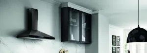 Elica EVR630BL Varna Black 30" Bss