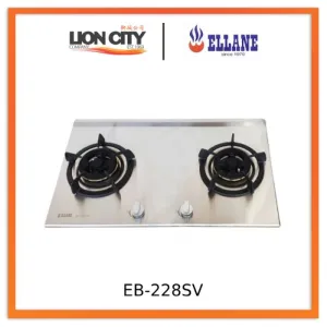 Ellane EB-228SV 2 Burner Stainless Steel Gas Hobs 75cm