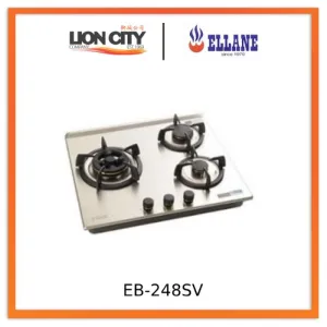 Ellane EB-248SV 3 Burner Stainless Steel Gas Hobs