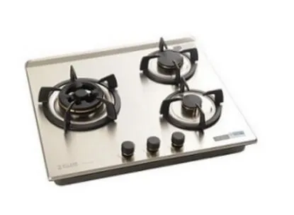 Ellane EB-248SV 3 Burner Stainless Steel Gas Hobs