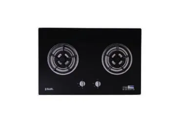 Ellane EH-2688 90cm Stainless Steel Chimney Hood With Arch Glass   Ellane WG-2SV 80cm 2 Burner Glass Gas Hob