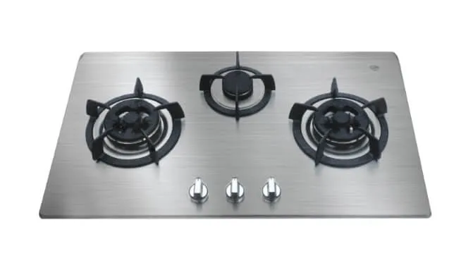 Ellane EH-2690 90cm Black Designer Chimney Hood   Ellane OS-803SV 86cm 3 Burner Stainless Steel Gas Hob