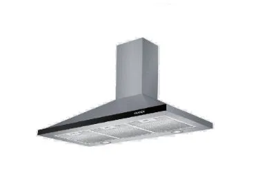 Ellane EH-6180 90cm Stainless Steel Chimney Hood   Ellane WG-830SV 87cm 3 Burner Glass Gas Hob With Safety