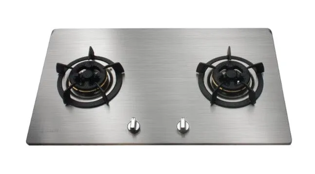 Ellane OS-802SV 2 Burners Stainless Steel Gas Hob 86cm