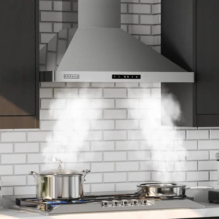 Empava 36 in. Ducted Wall Mount Range Hood in Stainless Steel (36RH04)