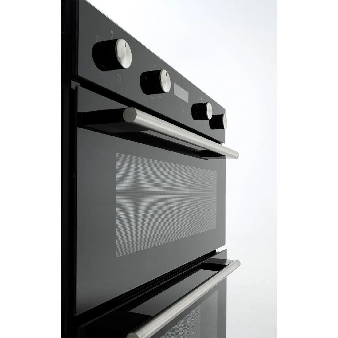 Euro Appliances Electric Double Oven | Black Glass | 60cm