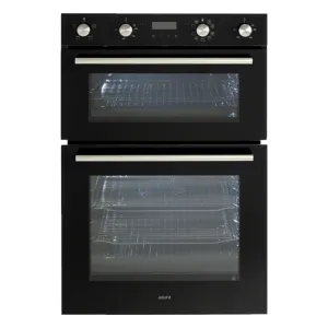 Euro Appliances Electric Double Oven | Black Glass | 60cm