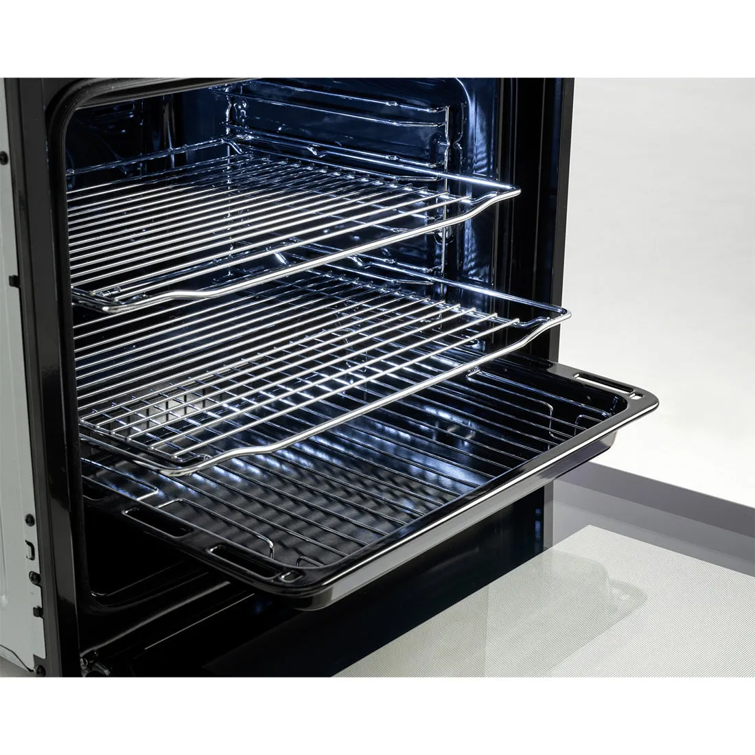 Euro Appliances Electric Double Oven | Black Glass | 60cm