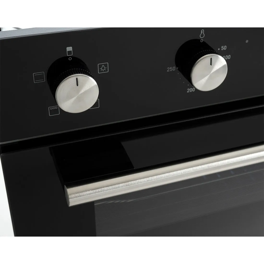 Euro Appliances Electric Double Oven | Black Glass | 60cm