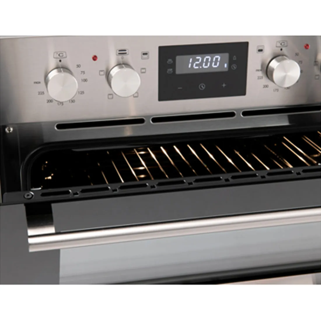 Euro Appliances Electric Double Oven | Black Glass And Stainless Steel | 60cm