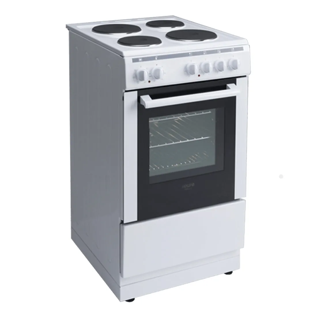 Euro Appliances Electric Freestanding Oven | White | 50cm