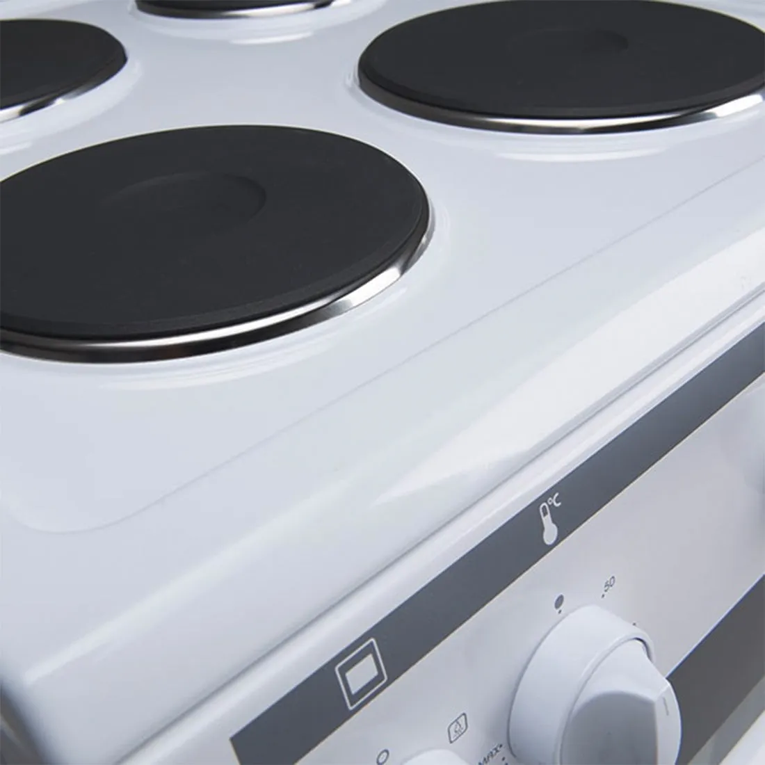 Euro Appliances Electric Freestanding Oven | White | 50cm