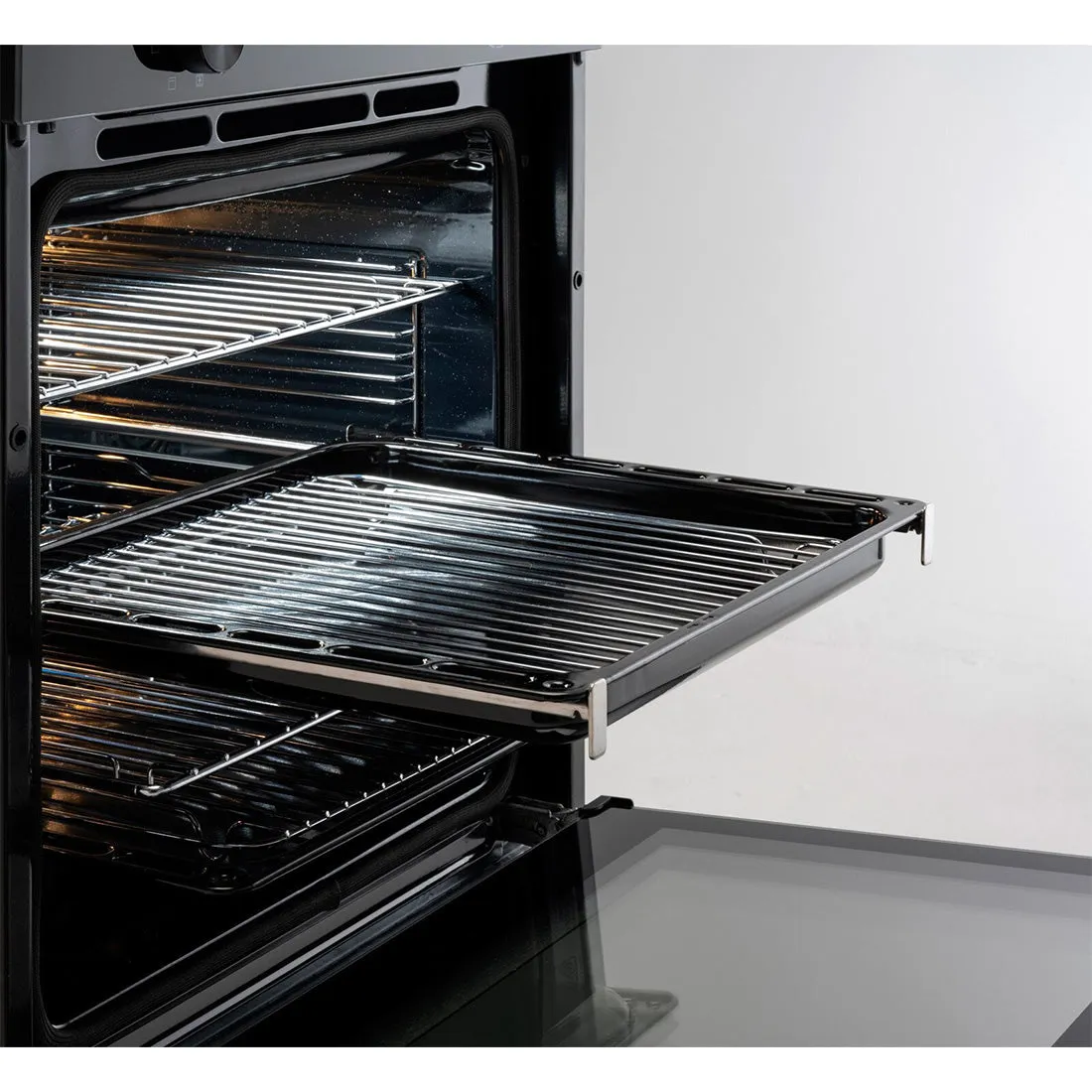 Euro Appliances Pyrolytic Multifunction Oven Black 60cm