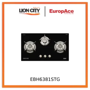 Europace EBH6381STG  80cm Built-In Gas Hob (3burner)