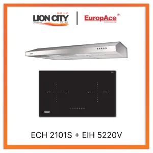 Europace ECH2101S 90cm Slim Hood   Europace EIH5220V 70CM BUILT-IN Induction HOB