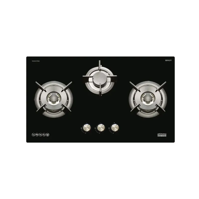 Europace ECH3121S 90cm Deluxe S/Steel Slim Hood   EBH6391S 3 Burner 90cm Slim Hob (Schott Glass)