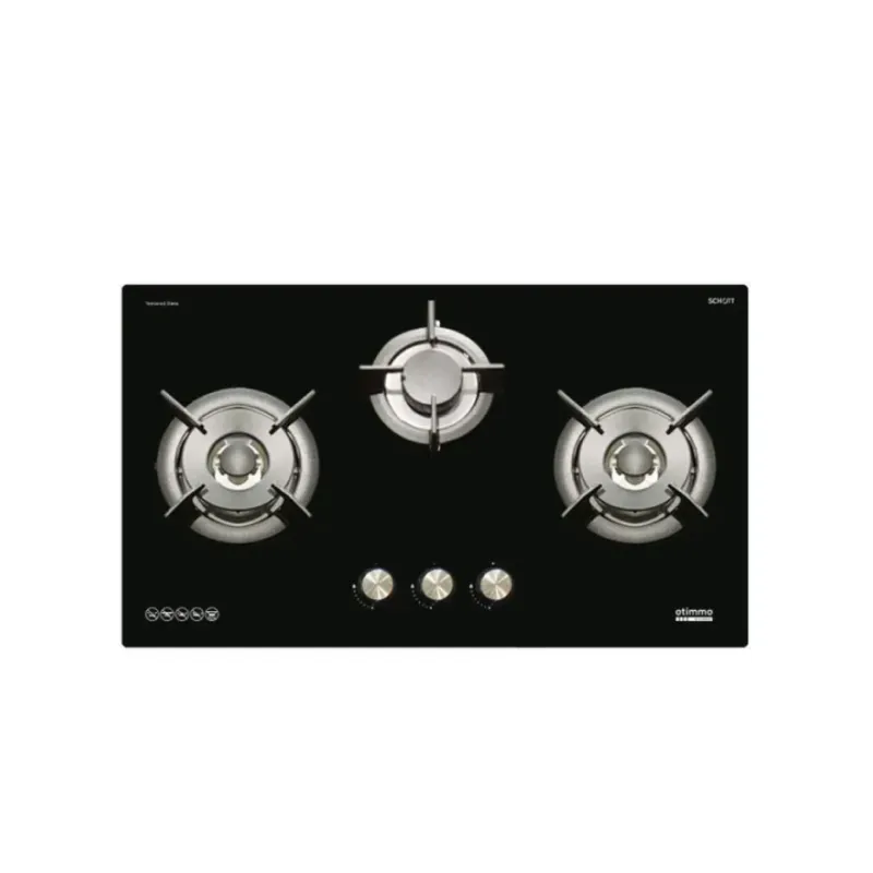 Europace ECH9128A 90cm Premium T-Chimney Hood Full   EBH6381S 3 Burner 80cm Slim Gas Cooker Hob (Schott Glass)