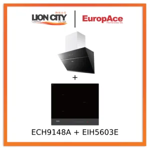 Europace ECH9148A 90cm Premium Inclined Hood   EIH5603E 5 Series 60cm Induction Hob