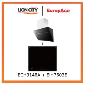 Europace ECH9148A 90cm Premium Inclined Hood   EIH7603E 7 Series 60cm Induction Hob