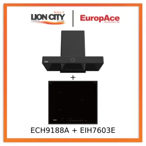 Europace ECH9188A 90CM Premium T-Chimney Hood   EIH7603E 7 Series 60cm Induction Hob