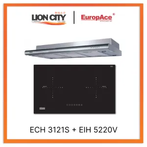 Europace Otimmo ECH 3121S 90cm Deluxe S/Steel Slim Hood   EIH5220V 70CM BUILT-IN INDUCTION HOB