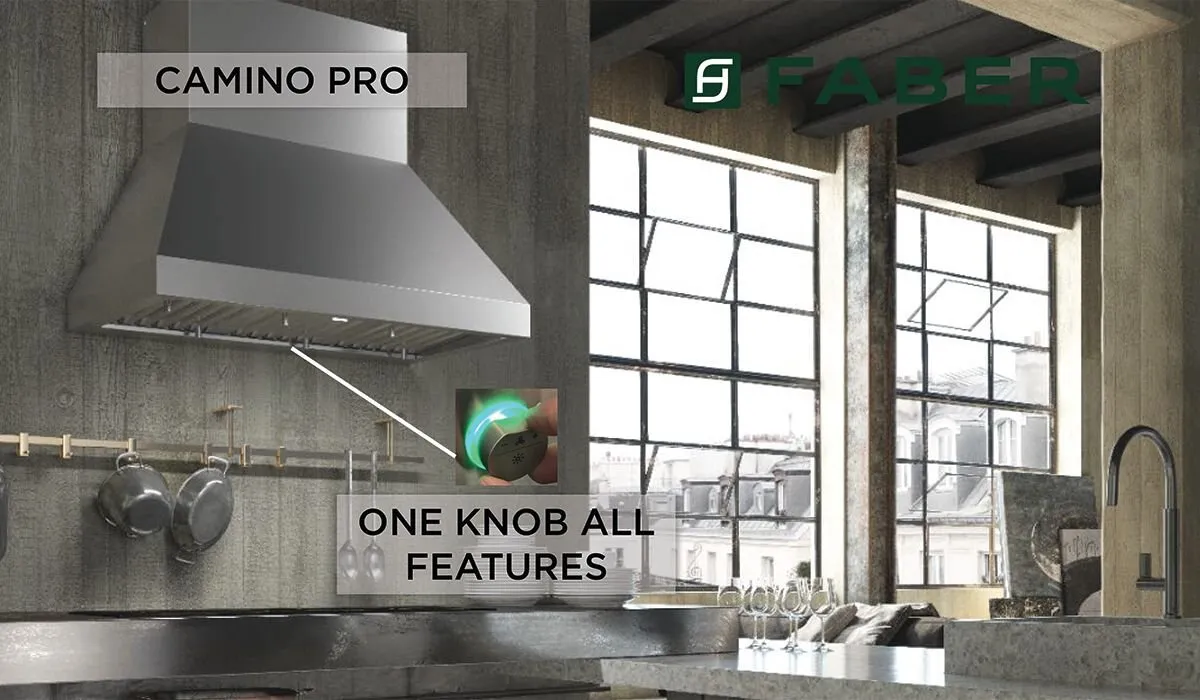 Faber CAPR36SS1200 36" Pro Canopy Wall Hood