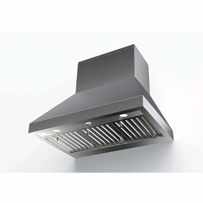 Faber Camino Wall Mount Range Hood With Size Options In Stainless Steel