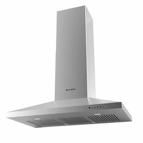 Faber Dama Wall Mount Range Hood With Sizing Options In Stainless Steel