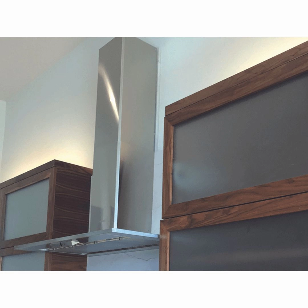 Faber Diamante Wall Mount Range Hood With Size Options In Stainless Steel