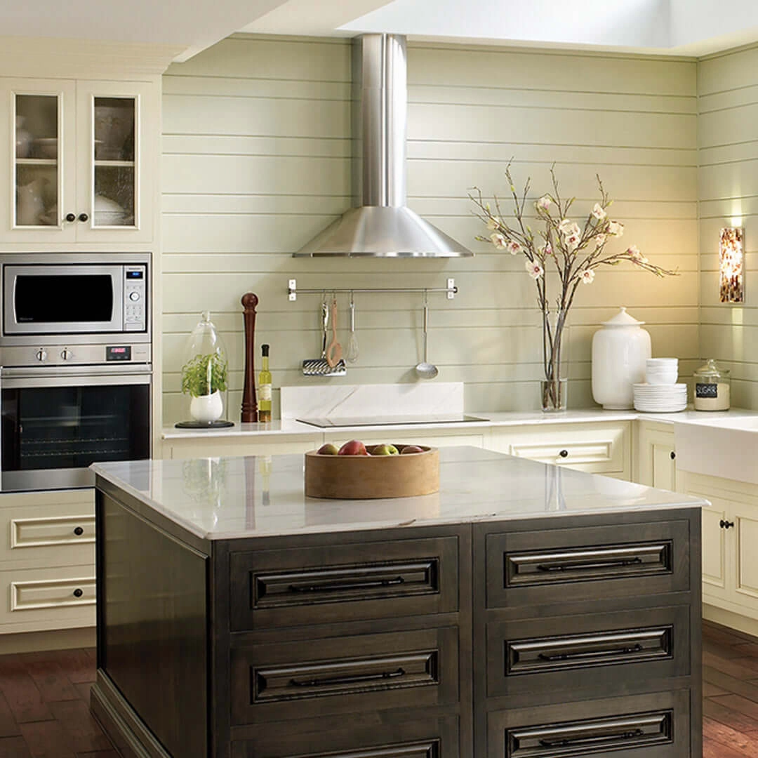 Faber Tender Wall Mount Range Hood With Size Options In Stainless Steel