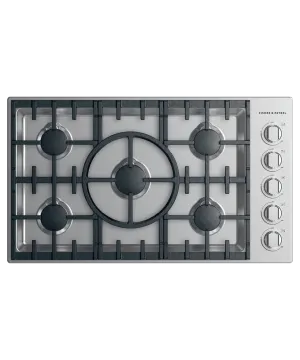 Fisher & Paykel CDV2365HLN Gas Cooktop, 36"