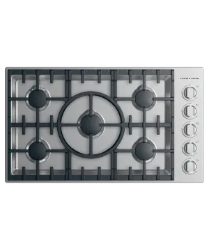 Fisher & Paykel CDV2365NN Gas Cooktop, 36"