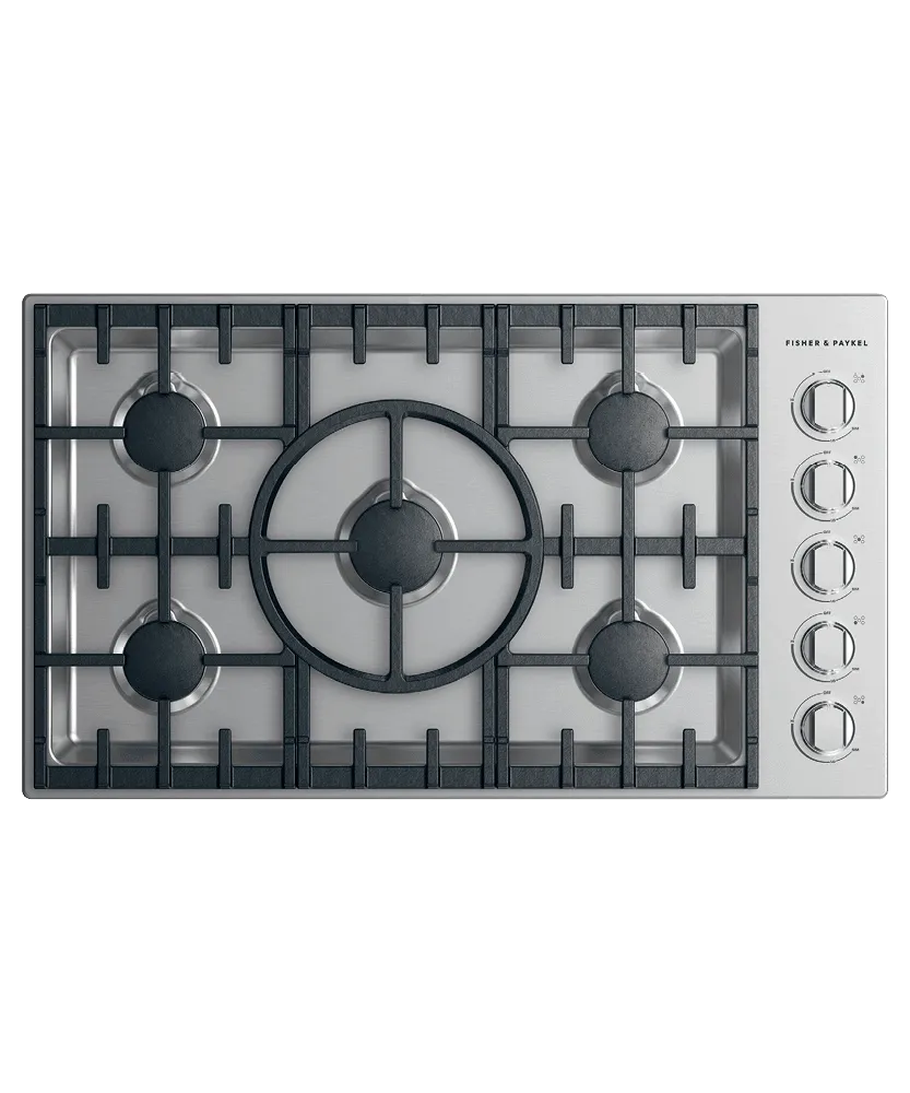 Fisher & Paykel CDV2365NN Gas Cooktop, 36"