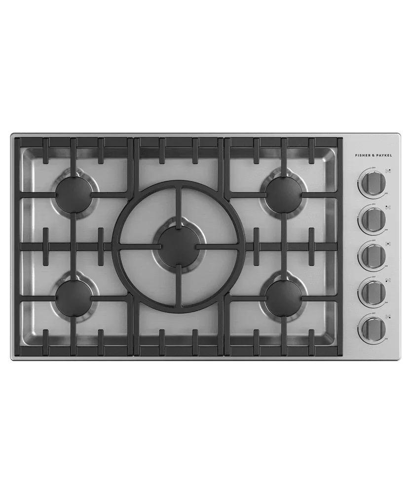 Fisher & Paykel CDV3365L Gas Cooktop, 36", Lpg