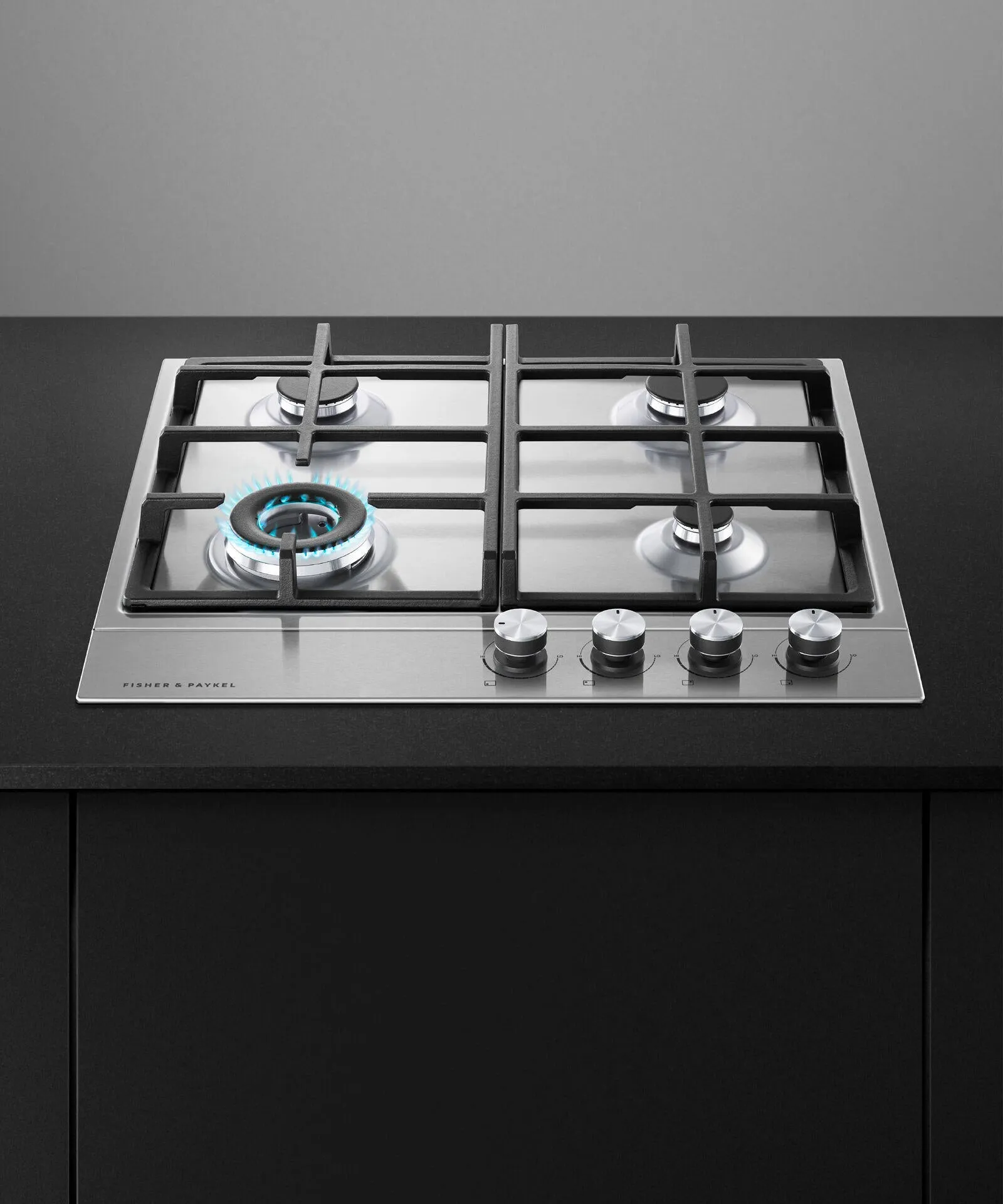 Fisher & Paykel CG244DLPX1N Gas On Steel Cooktop, 24", Lpg