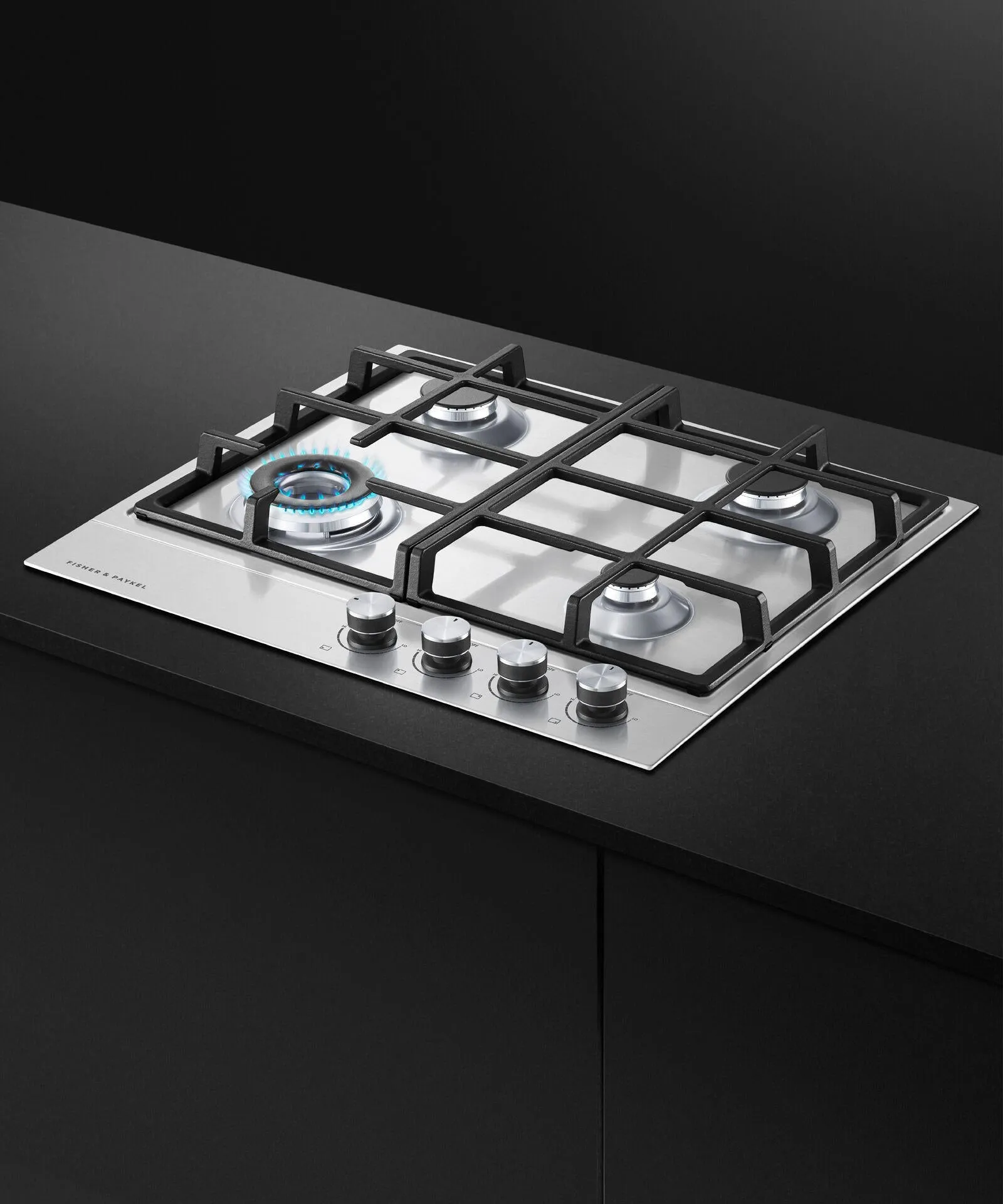 Fisher & Paykel CG244DLPX1N Gas On Steel Cooktop, 24", Lpg