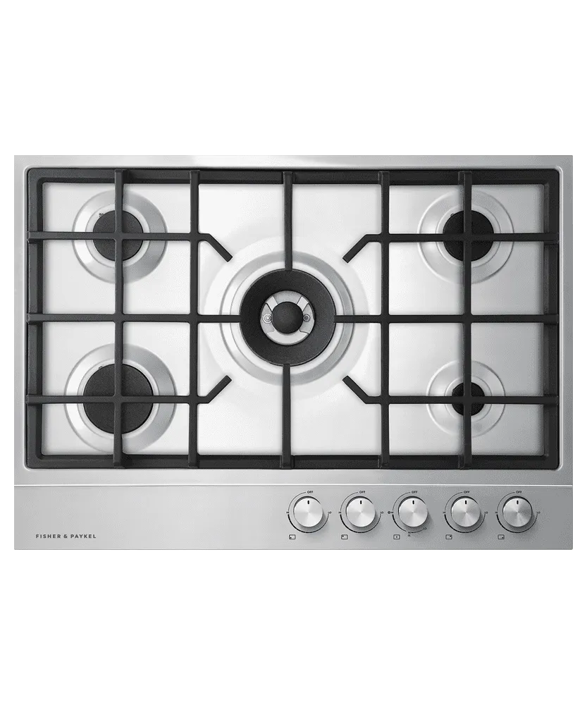 Fisher & Paykel CG305DLPX1N Gas On Steel Cooktop, 30", Lpg