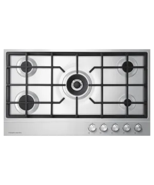 Fisher & Paykel CG365DLPX1N Gas On Steel Cooktop, 36", Lpg