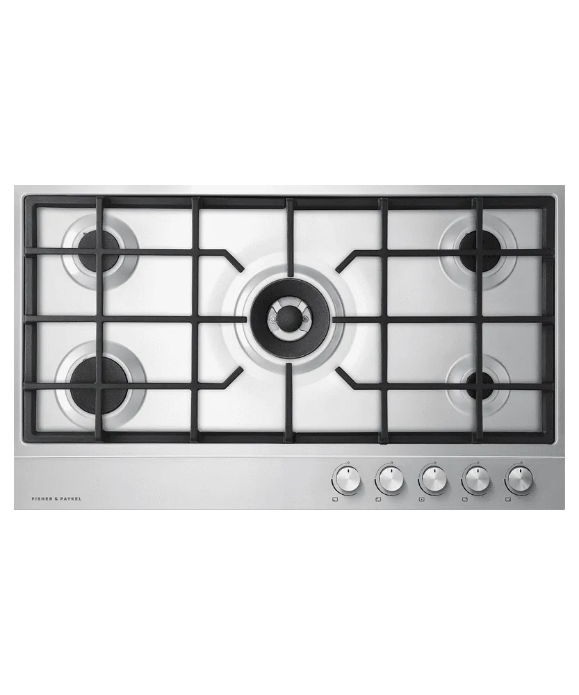 Fisher & Paykel CG365DLPX1N Gas On Steel Cooktop, 36", Lpg