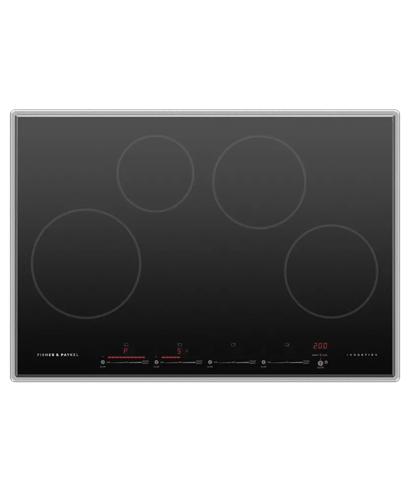 Fisher & Paykel CI304PTX4 Induction Cooktop, 30", 4 Zones