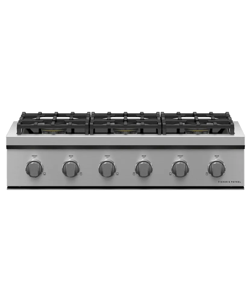 Fisher & Paykel CPV3366L Gas Rangetop, 36", Lpg