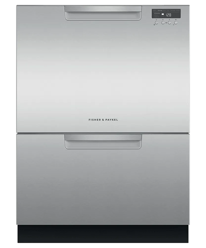 Fisher & Paykel DD24DCHTX9N Double Dishdrawer Dishwasher, Tall, Sanitize