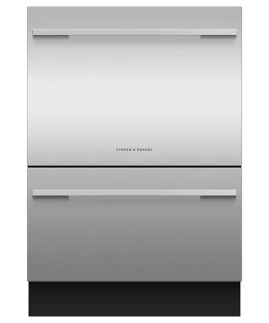 Fisher & Paykel DD24DHTI9N Integrated Double Dishdrawer Dishwasher, Tall, Sanitize